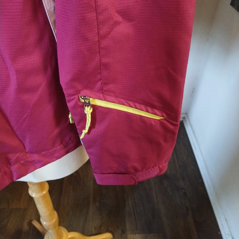 Free Country Women's Athletx Series Pink Wind Breaker with Hood Sz Small NWT